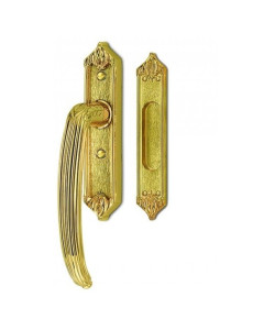 Colombo Design terasinių durų rankena LOUIS KLU113 - poliruotas žalvaris